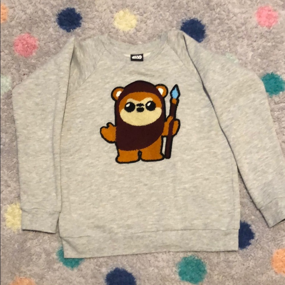 Ewok Star Wars Sweater Girls S